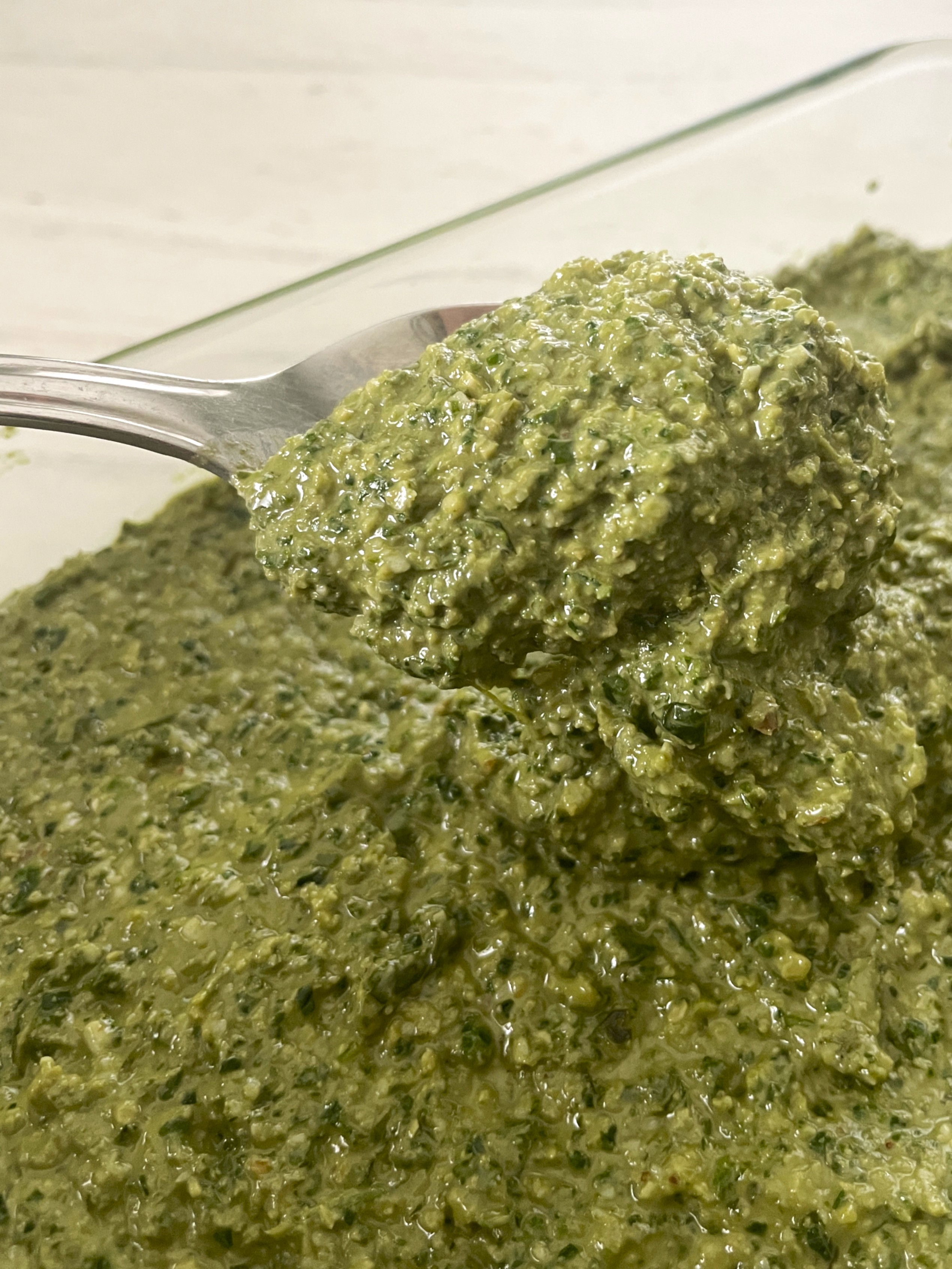 Basil Spinach Walnut Pesto